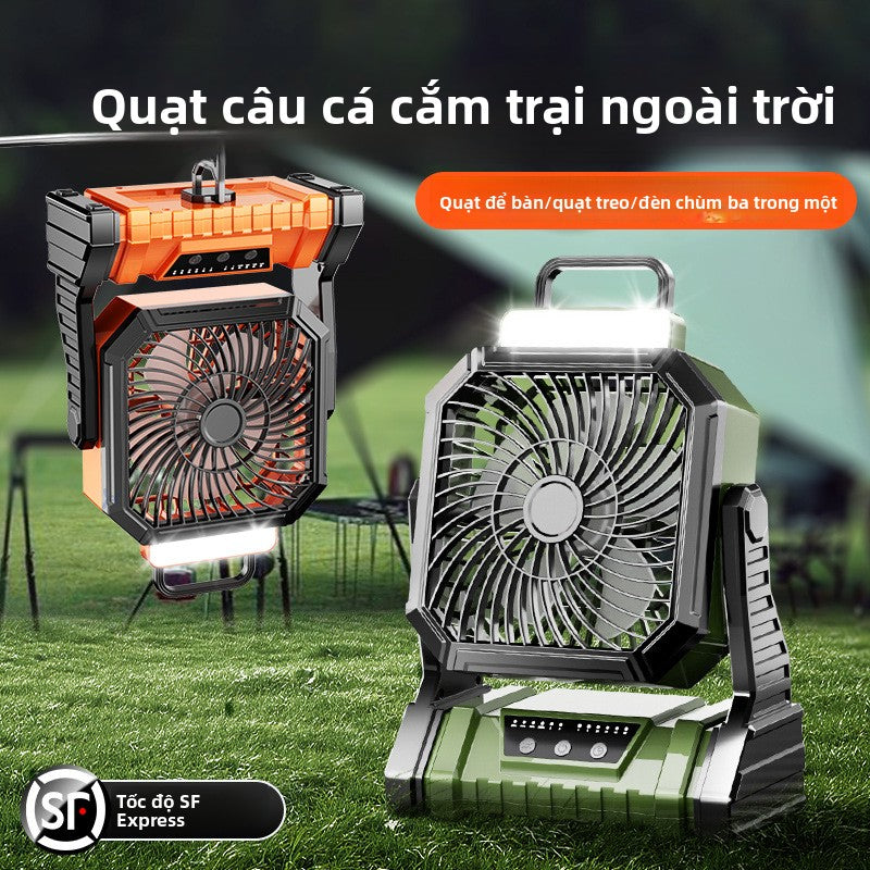 quạt nhỏ USB sạc thuận tiện bàn ký túc xá treo tường quạt trần đèn lều quạt điện