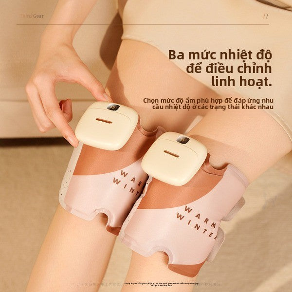 Đai điện sưởi ấm đầu gối đáng yêu