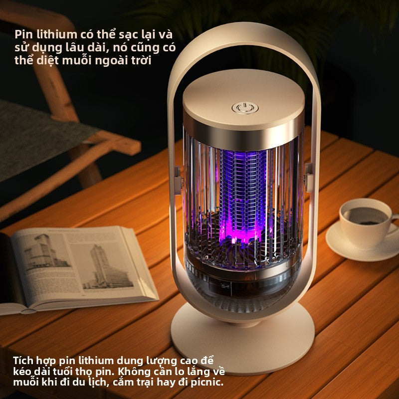 Đèn diệt muỗi sạc không dây ngoài trời tự động mồi muỗi điện giật muỗi kẻ giế