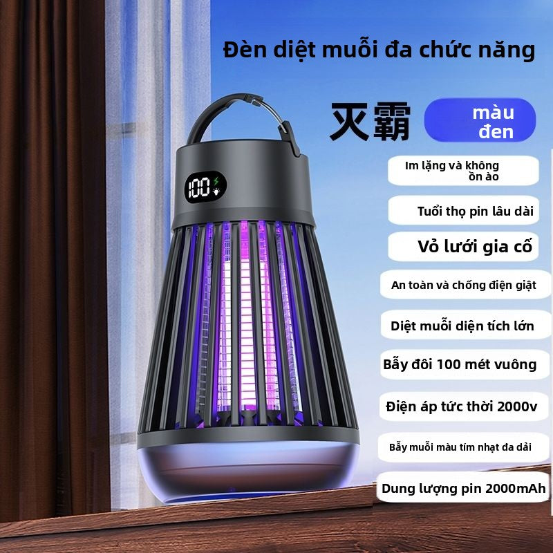 điện giật muỗi kẻ giết đèn mạnh mẽ ngoài trời sạc chống muỗi trong nhà muỗi kẻ giết muỗ