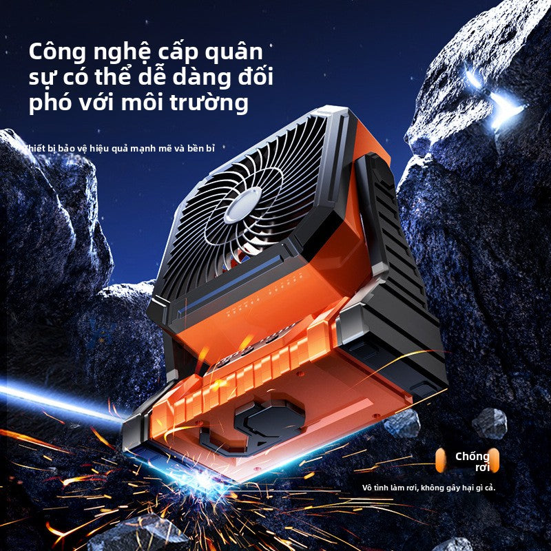 quạt nhỏ USB sạc thuận tiện bàn ký túc xá treo tường quạt trần đèn lều quạt điện