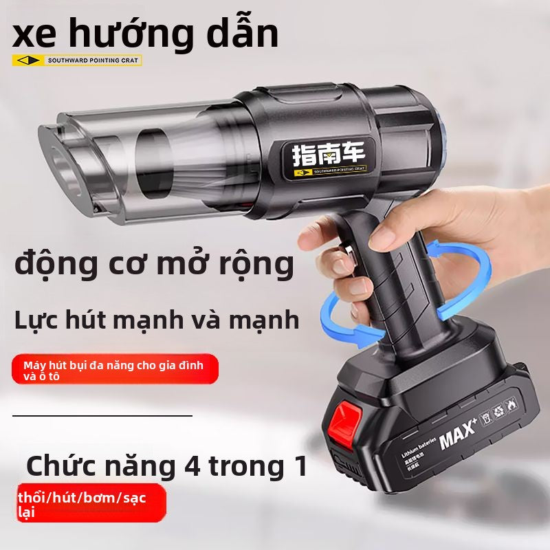 [FLASHSALE]máy hút bụi xe sạc không dây cho xe gia đình công suất hút lớn mạnh nhỏ cầm tay mini xe (Copy)