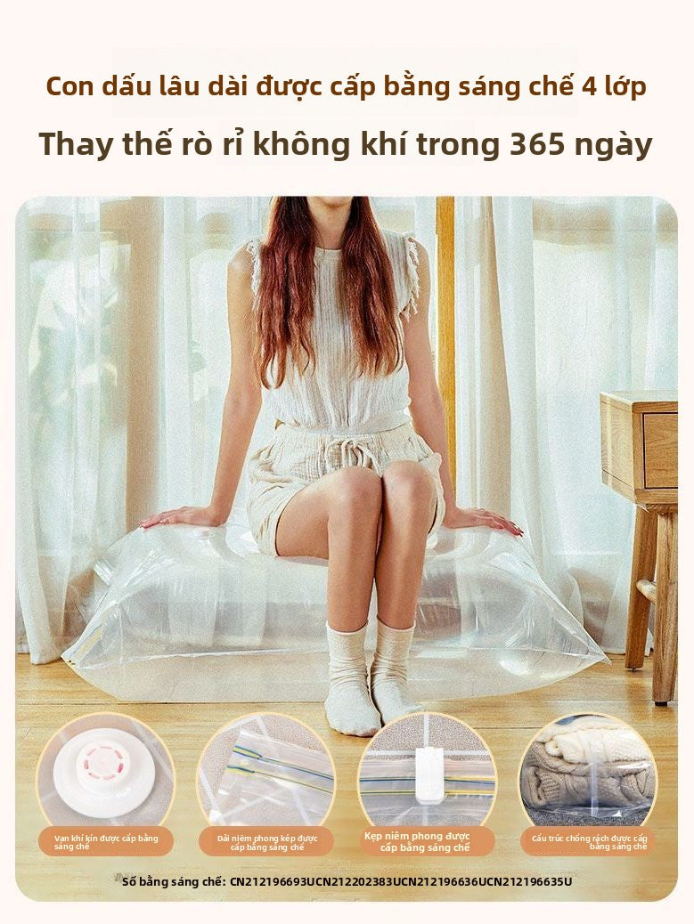 Túi nén chân không cất gọn quần áo mùa đông
