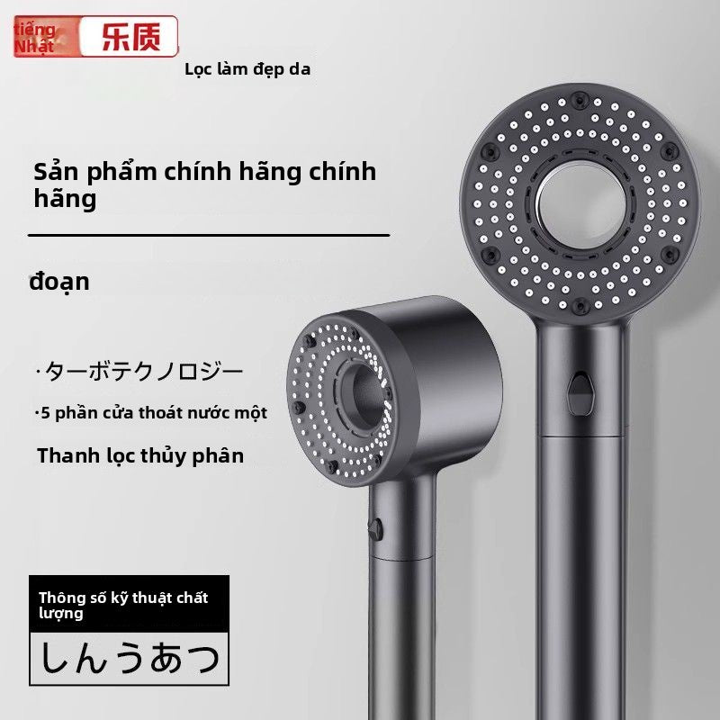 Vòi hoa sen tăng áp kèm với bộ lọc nước