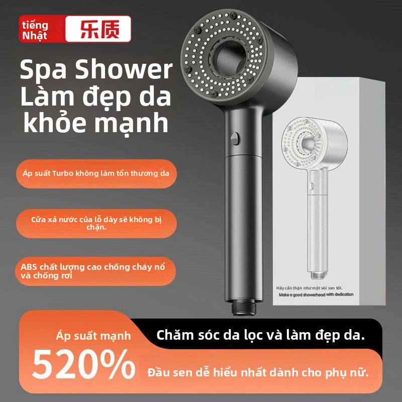 Vòi hoa sen tăng áp kèm với bộ lọc nước