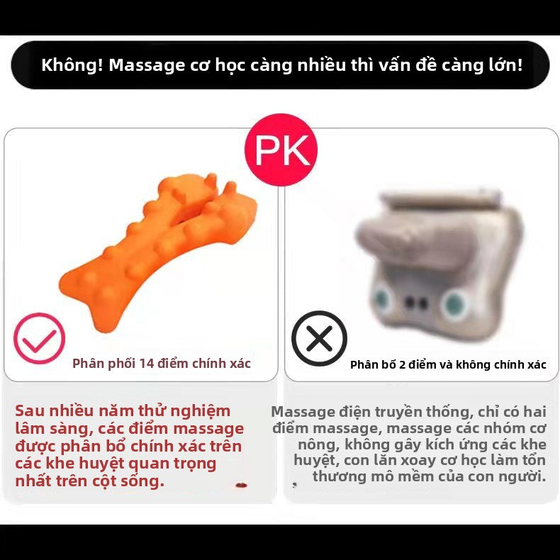 Túi giàu có chỉnh hình cột sống cổ Shiatsu Massage cột sống cổ tử cung lưng lưng thắt lưng k