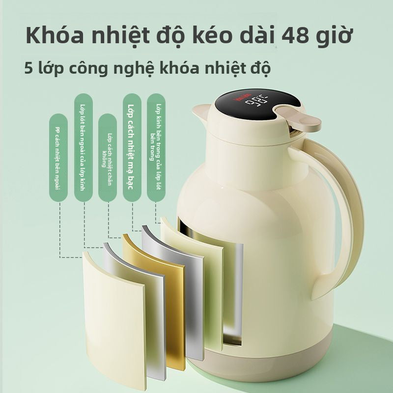 Bình giữ nhiệt Jeko Bình giữ nhiệt gia đình Bình giữ nhiệt công suất lớn bình nước nóng bên trong kí