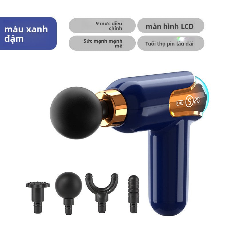 Súng massage chân mini Máy massage cơ bắp cho phụ nữ Máy bỏ túi sáng tạo Máy massage kinh tuyến Súng