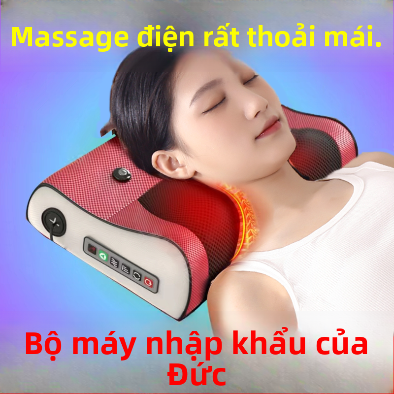 Gối  massage đa chức năng cổ thắt lưng trở lại chuyên dụng gia đình sưởi ấm thắ