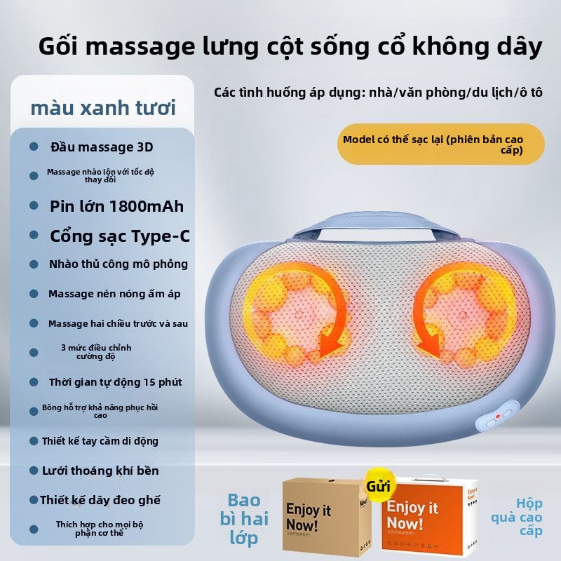 Gối massage cổ cao cấp