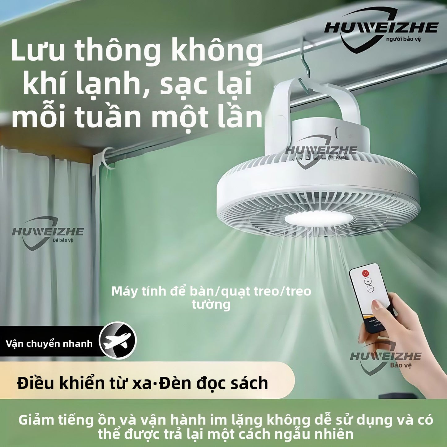 quạt trần nhỏ ký túc xá giường sinh viên ký túc xá gia đình cắm trại ngoài trời nhỏ usb