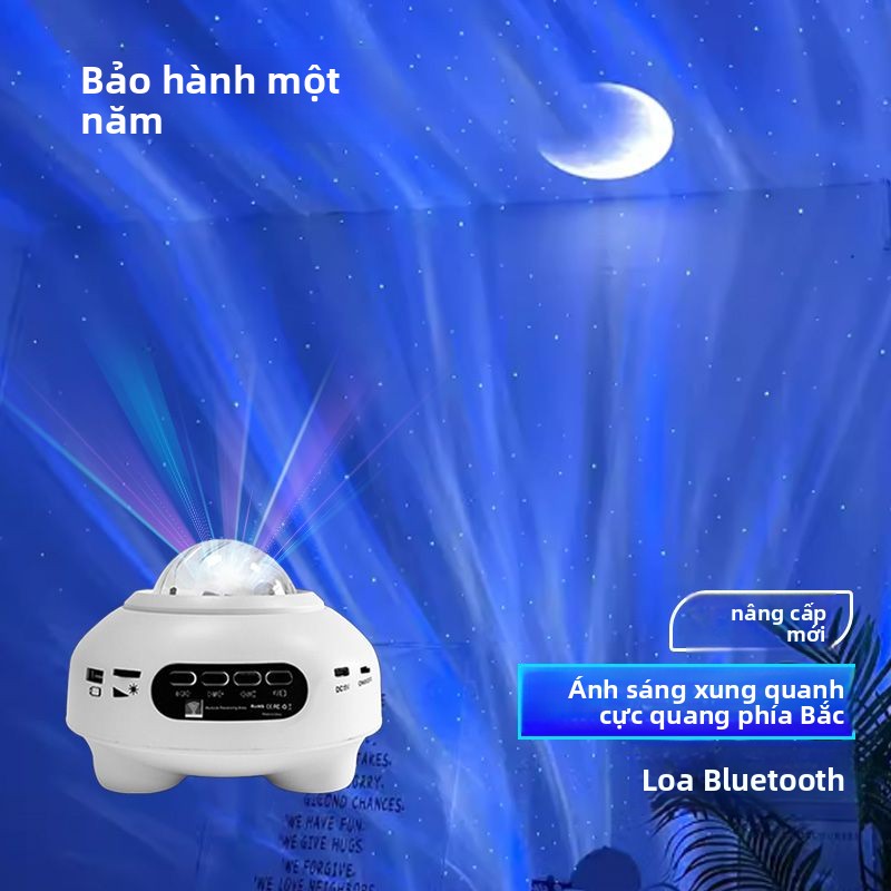 Đèn chiếu sao ánh sáng phương Bắc mới đèn không khí trong nhà đèn sao đèn ngủ nhỏ mơ mộng cô gái trá