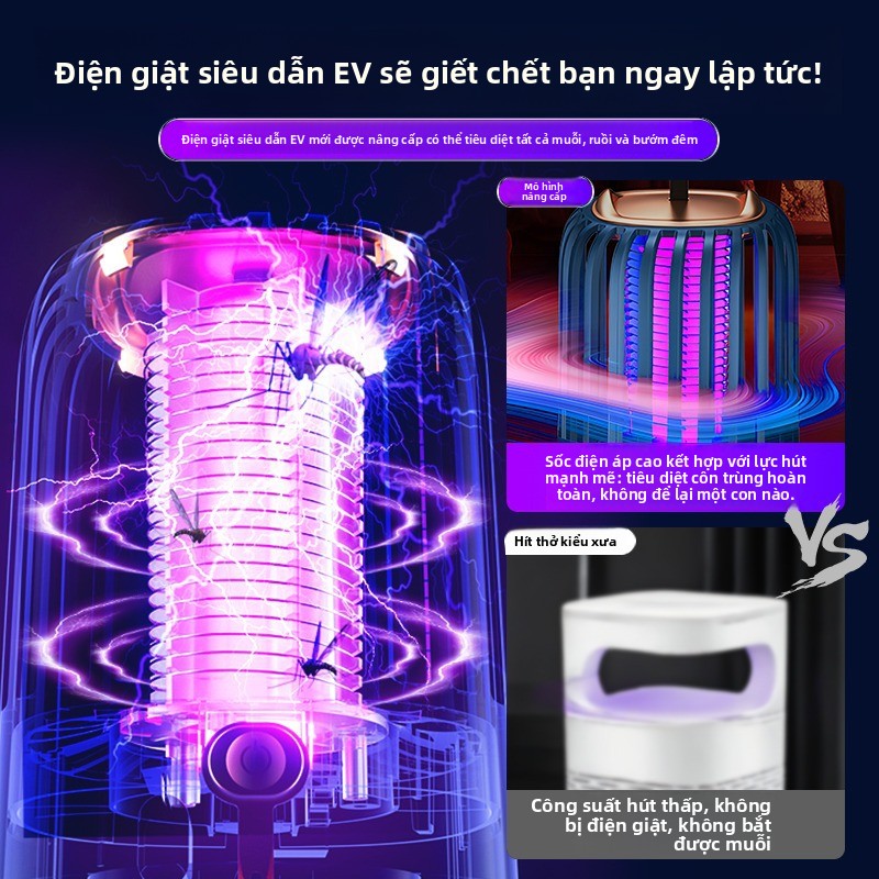 Đèn diệt muỗi gia đình trong nhà ngoài trời chống muỗi điện diệt muỗi cổ vật muỗi mạnh mẽ hút muỗi c
