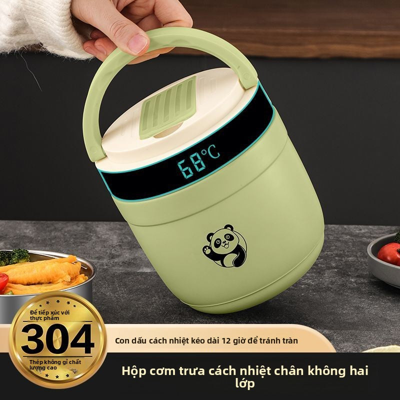 Hộp cơm giữ nhiệt  bằng thép không gỉ 304