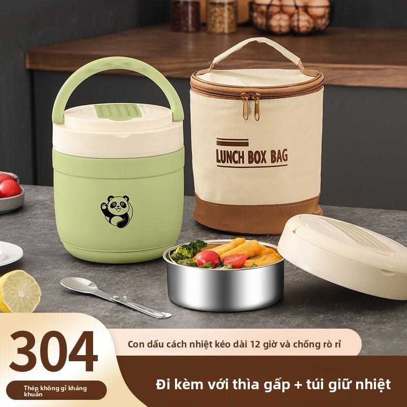 Hộp cơm giữ nhiệt  bằng thép không gỉ 304