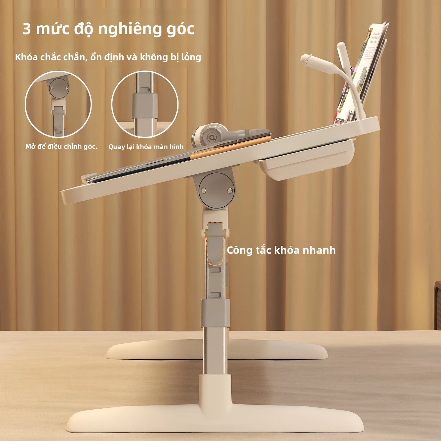 Bàn trên giường bàn nhỏ phòng ngủ gia đình ngồi bàn gấp đơn giản ký túc xá sinh viên học giường b (Copy)