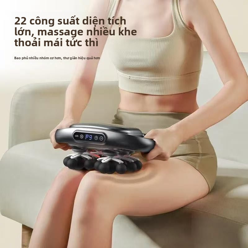 Máy  massage lưng cân gan chân nhiều đầu 22 đầu cơ bắp thư giãn cân gan chân đa chức năng điện lực lớn toàn thân
