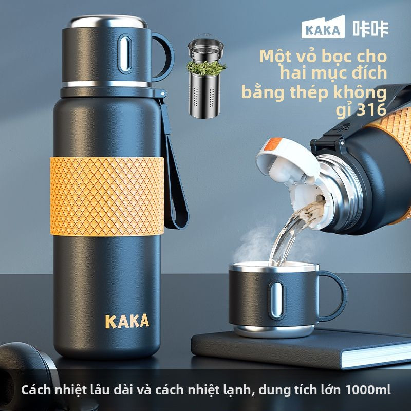 cốc giữ nhiệt bằng thép không gỉ giá trị màu sắc cao tách nước trà pha trà cốc giữ nhiệt cô