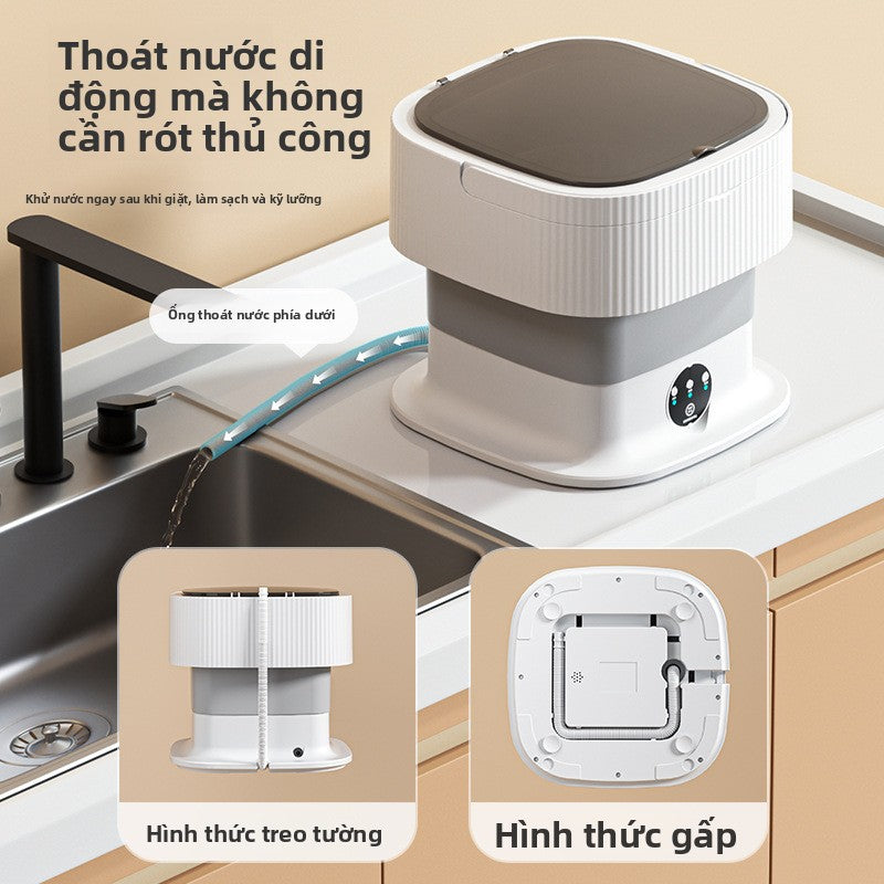 Máy giặt Đồ lót trẻ em quần lót chuyên dụng mini nhỏ vớ giặt đồ tạo tác xuyên biên giới giặt một mảnh máy giặ