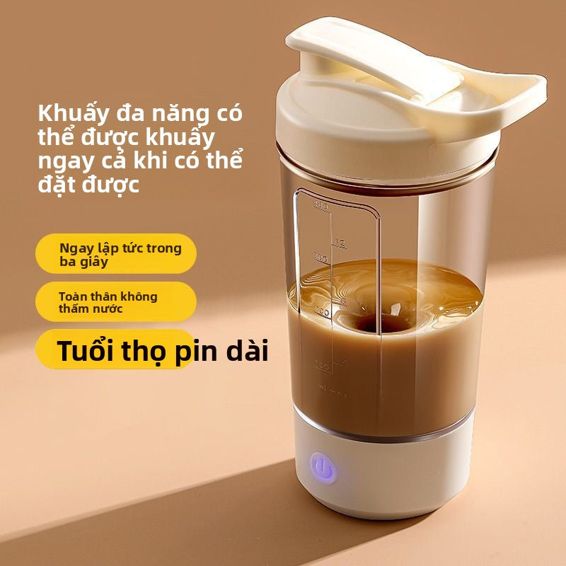 Cốc trộn hoàn toàn tự động 2025 cốc cà phê mới sạc điện với quy mô cốc lắc sữa đậu nành lười biếng d
