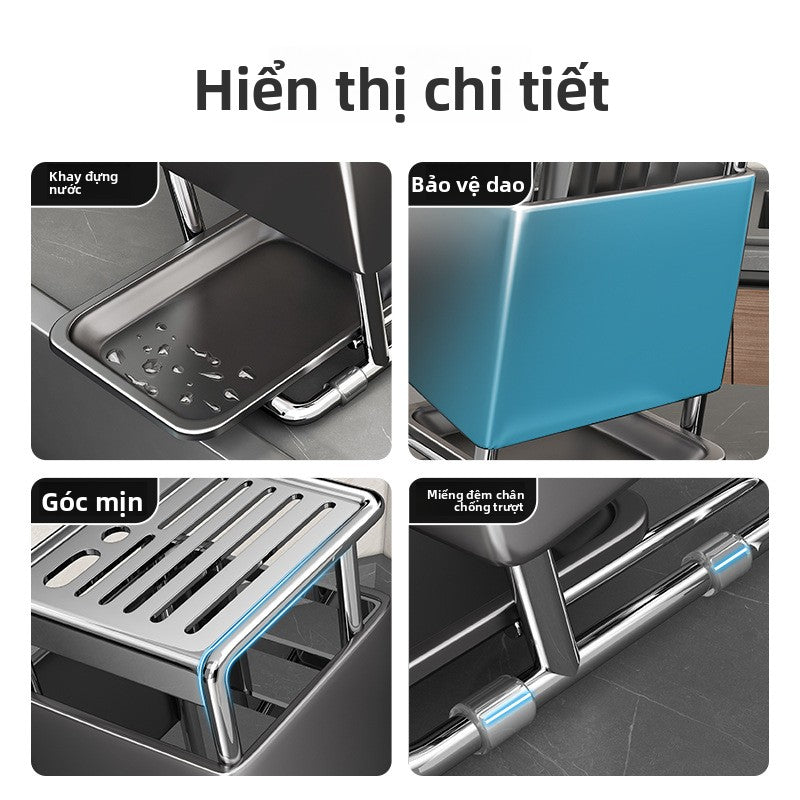 Giá đỡ dao Youqin Giá đỡ dao  Giá đỡ dao nhà bếp mới Giá đỡ lưu trữ dao nhà bếp giá trị màu sắc cao
