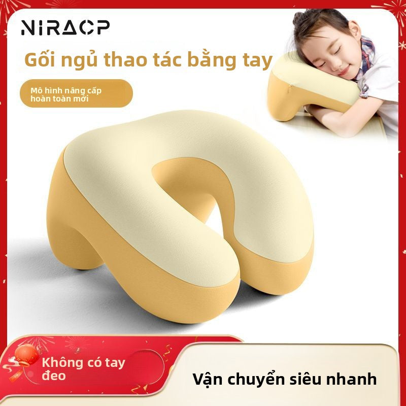 Gối ngủ trưa nằm gối ngủ học sinh tiểu học nằm gối bàn gối ngủ trưa dành riêng cho trẻ em gối ngủ tr
