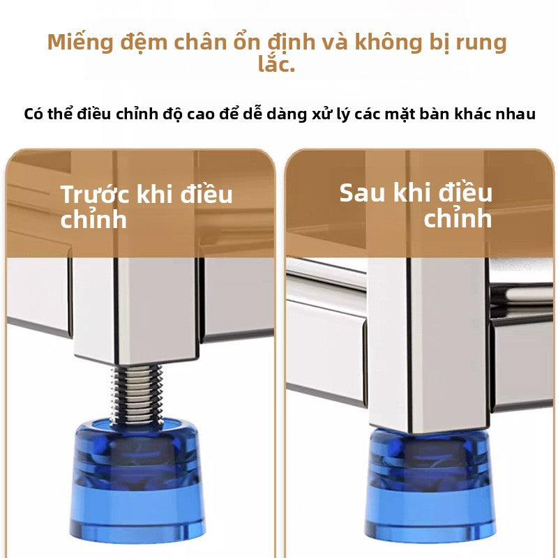 Giá đỡ dao bằng thép không gỉ giá đỡ bếp giá đỡ dao đa chức năng giá đỡ dao làm bếp đũa hộp thớt dao