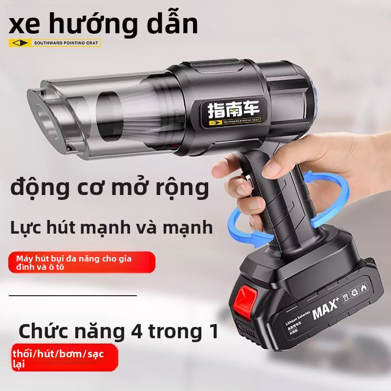 hút bụi xe sạc không dây cho xe gia đình công suất hút lớn mạnh nhỏ cầm tay mini xe