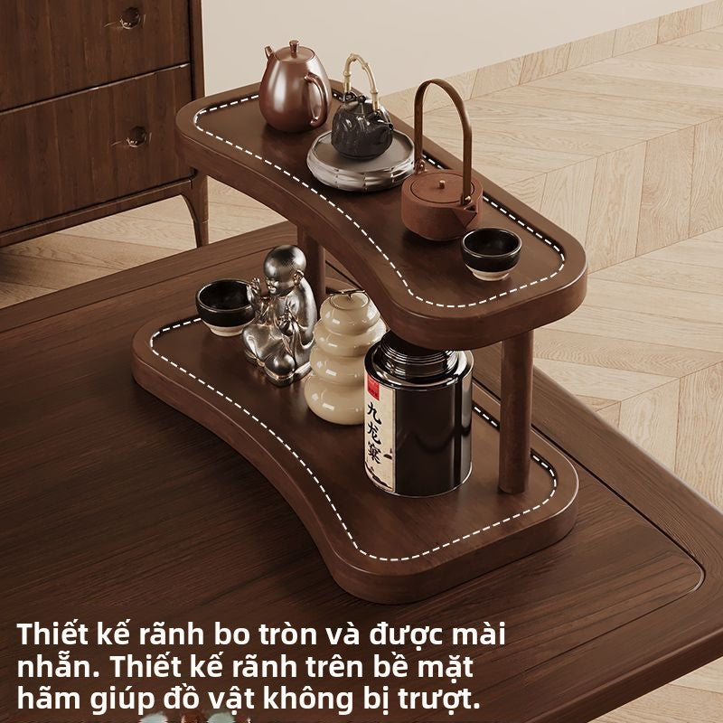 Giá đỡ để bàn tách trà lưu trữ giá đỡ nhỏ giá đỡ cổ nhiều lớp ấm cát tím kiểu Trung Quốc mới giá t