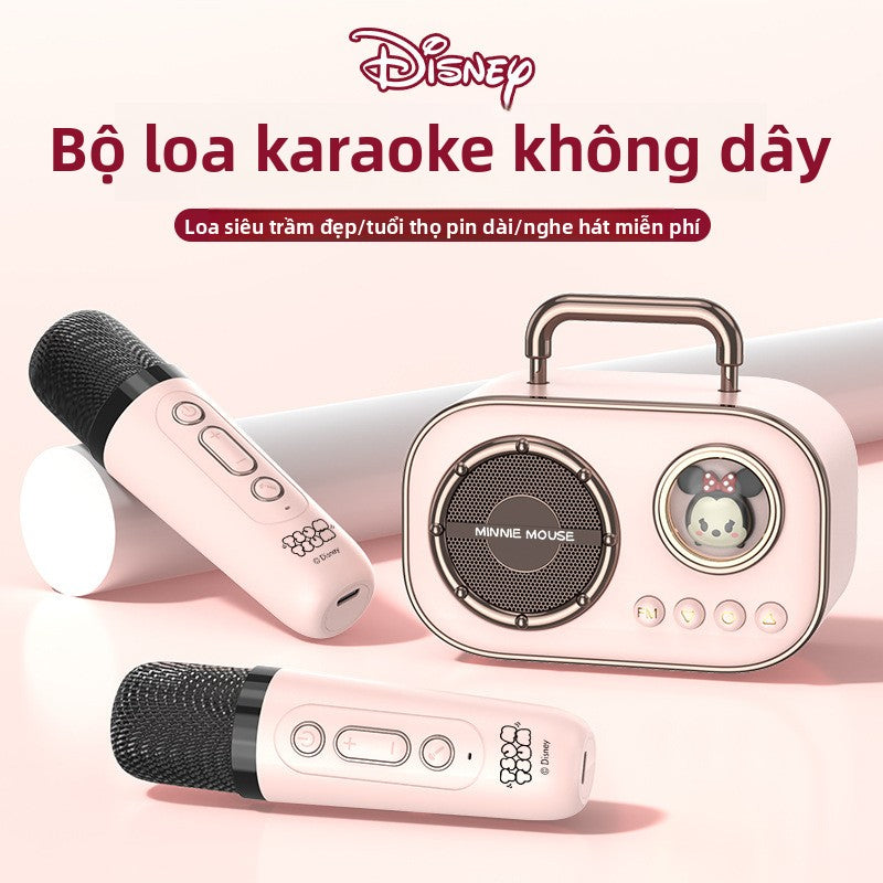 Disney Disney đồng thương hiệu âm thanh Bluetooth mới chất lượng cao siêu trầm độ bền dài loa nhỏ má