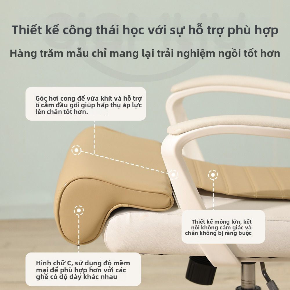 Đệm chân hỗ trợ ghế mở rộng cổ vật văn phòng trạm máy tính ghế đồng lái xe ít vận động mở rộng đệm