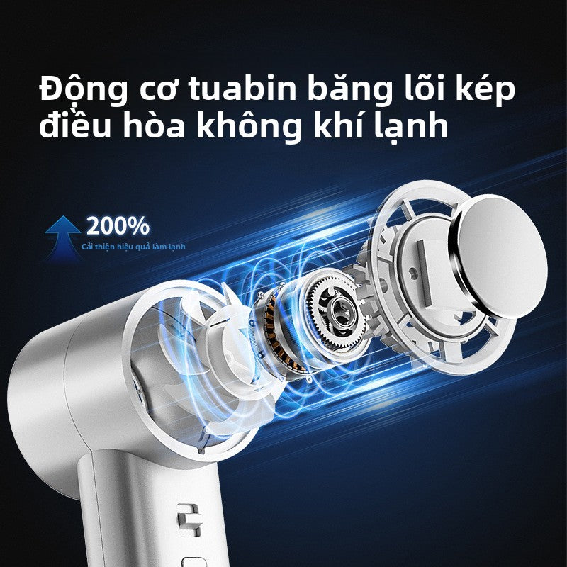 quạt không cánh turbo mini di động USB sạc máy tính để