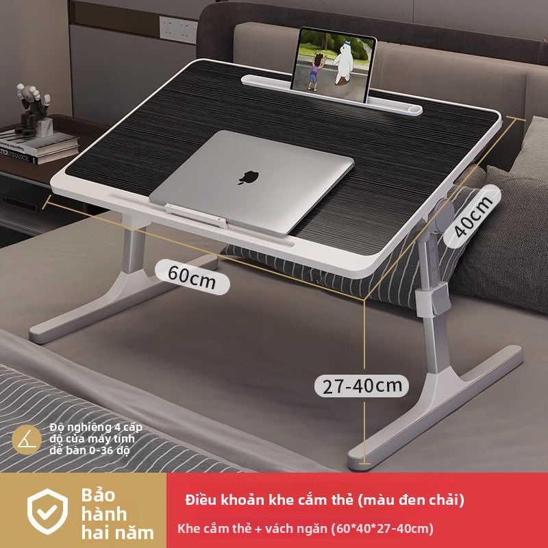 Bàn nhỏ trên giường có thể nâng bàn máy tính ký túc xá sinh viên bàn gấp đơn giản gia đình đơn giản