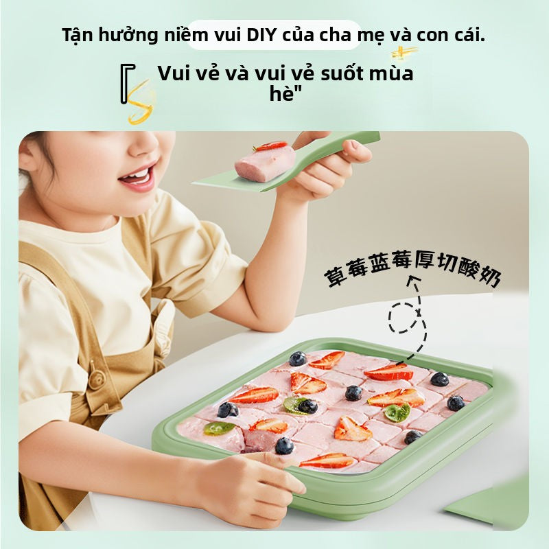 Máy làm đá chiên đa chức năng Chigo / Shigo Máy làm đá chiên bằng thép không gỉ gia đình Máy làm đá