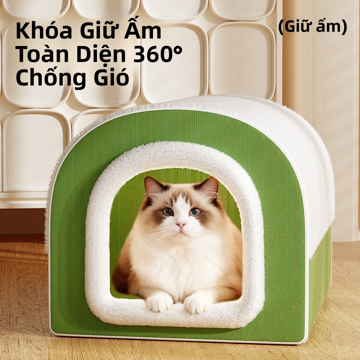 Tổ ngủ ấm cho mèo cao cấp