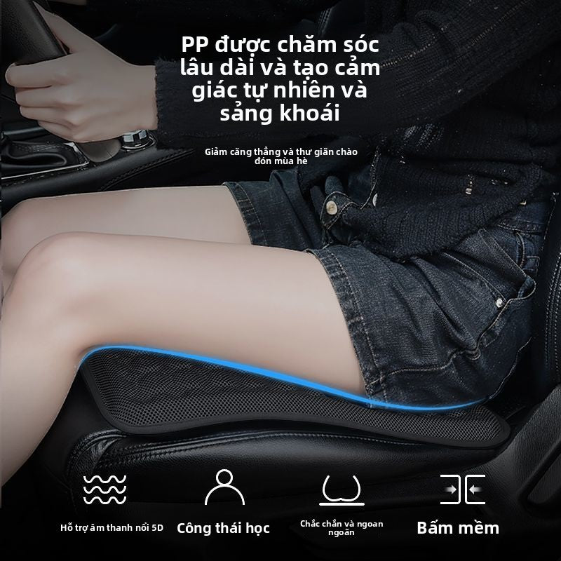 đệm ghế ô tô làm mát đệm ghế mùa hè đệm mát bốn mùa chung thoáng khí silicone xe đệm ghế