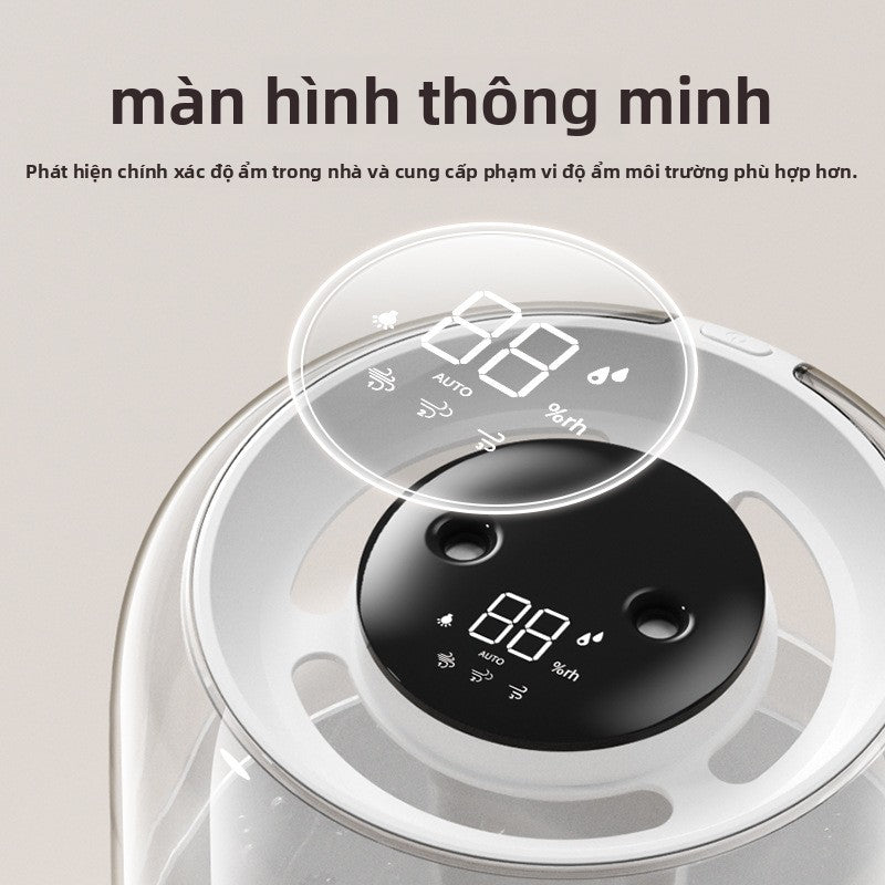 Máy tạo độ ẩm công suất lớn 6.8L mới USB đôi phun nhà ký túc xá văn phòng phòng phòng ngủ bàn làm vi