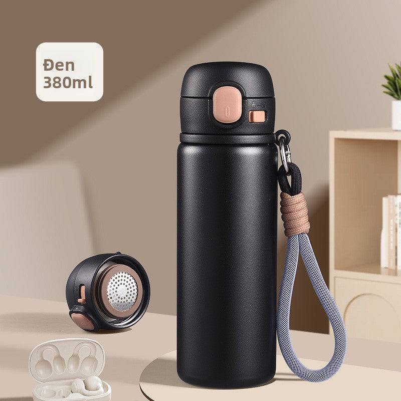 Cốc giữ nhiệt 316 màu sắc cao nảy cốc uống trực tiếp sinh viên cốc nước di động cốc cà ph