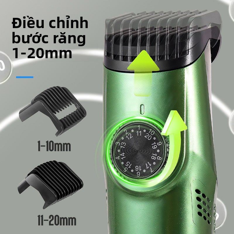 tông đơ cắt tóc công suất cao toàn thân nước rửa gia đình điện đẩy cắt tỉa