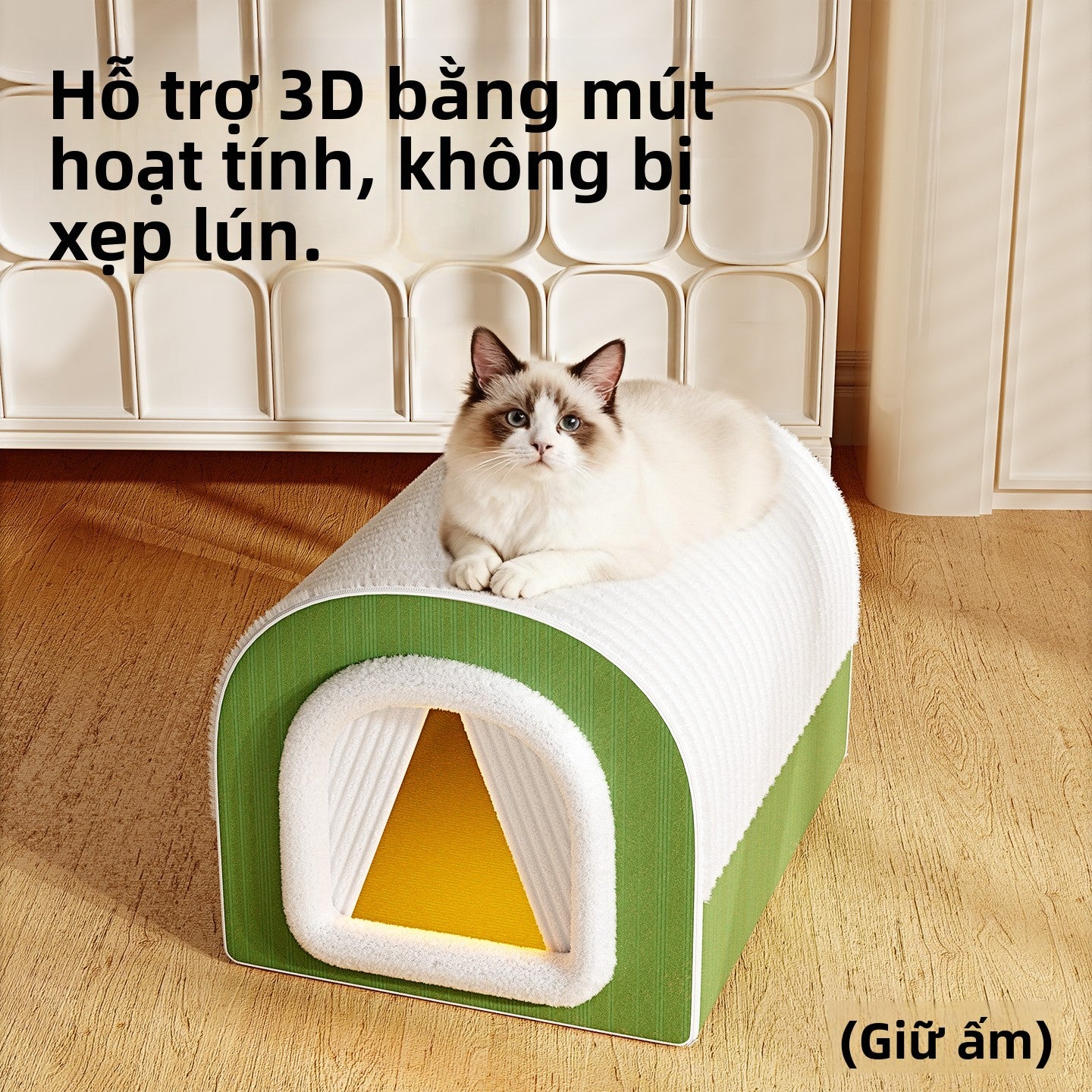 Tổ ngủ ấm cho mèo cao cấp
