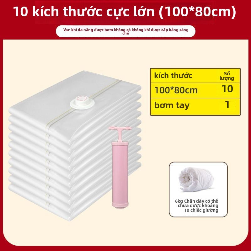 Túi nén chân không cất gọn quần áo mùa đông