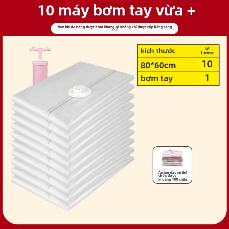 Túi nén chân không cất gọn quần áo mùa đông