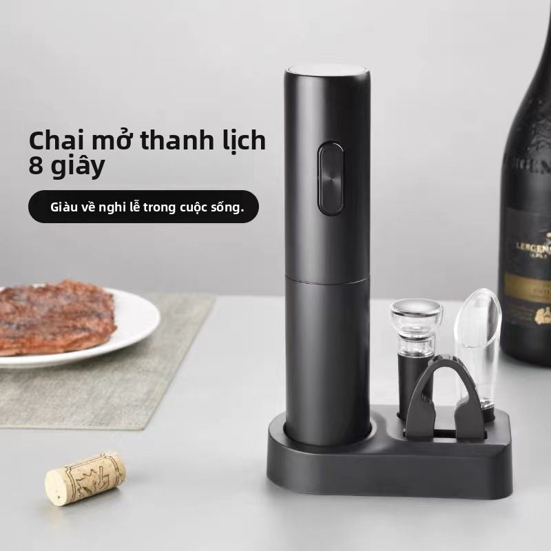 Máy mở chai rượu vang đỏ điện hoàn toàn tự động máy mở chai cao cấp rượu