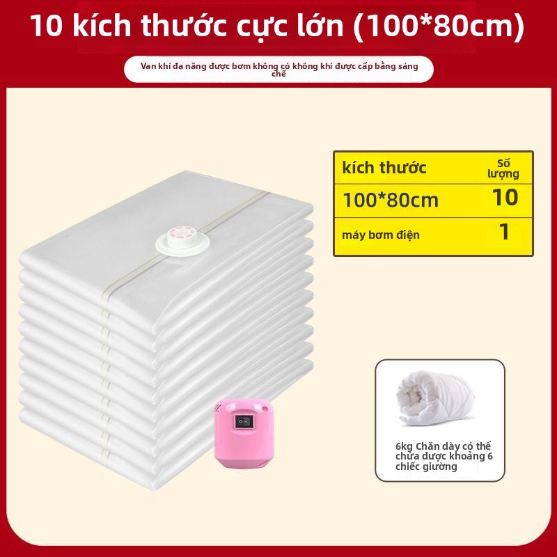 Túi nén chân không cất gọn quần áo mùa đông