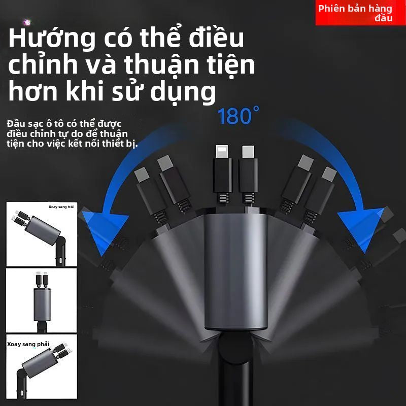 sạc xe cổng tẩu ô tô cả apple và android