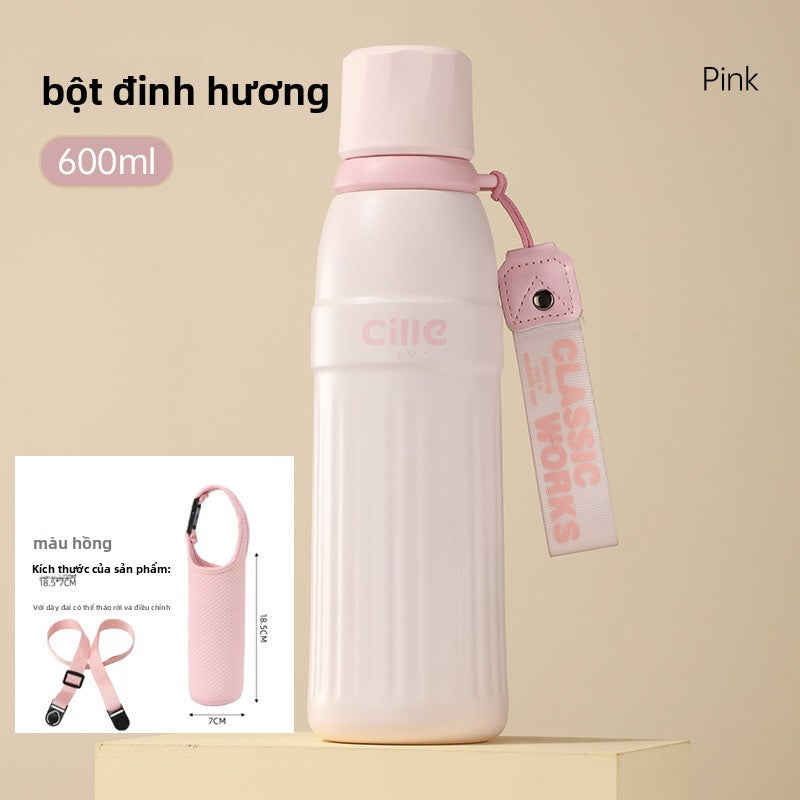 Cốc giữ nhiệt 316 inox không gỉ công suất lớn giá trị cao màu sắc thép không gỉ ống hút cốc nư