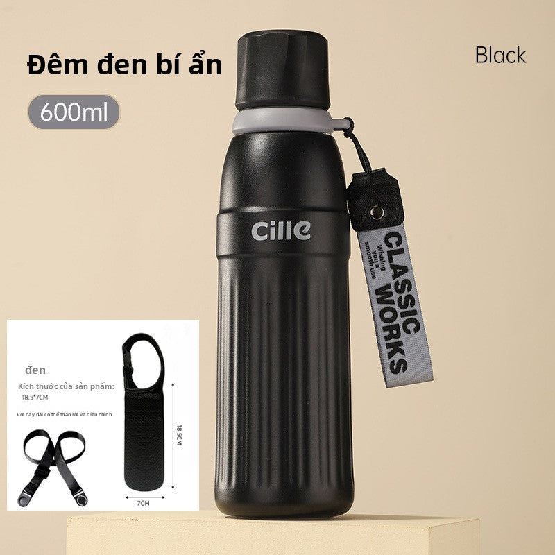 Cốc giữ nhiệt 316 inox không gỉ công suất lớn giá trị cao màu sắc thép không gỉ ống hút cốc nư