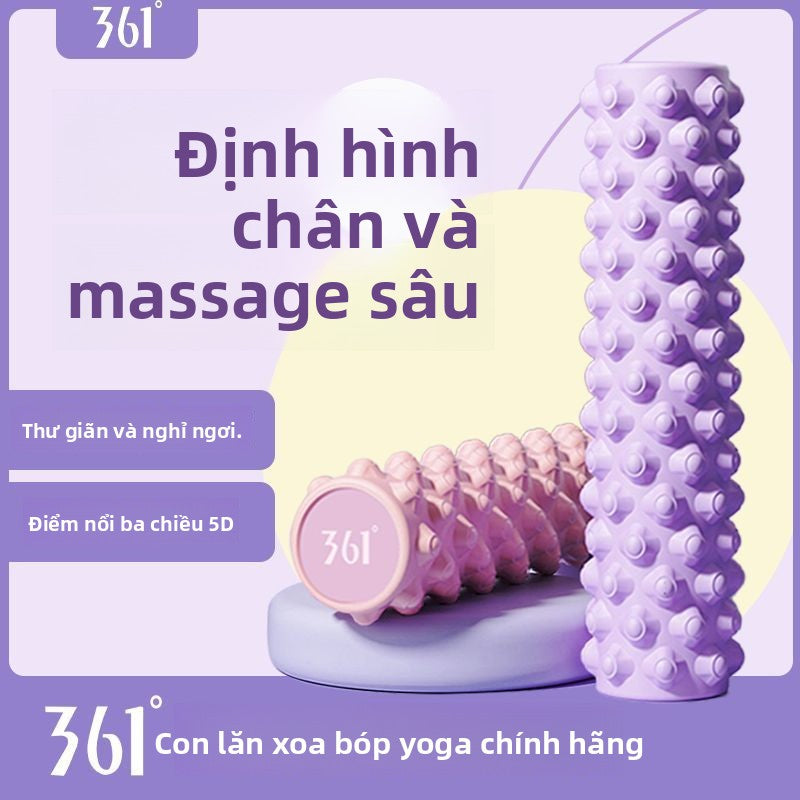 dụng cụ tập yoga cột yoga cổ vật gậy chùy con lăn massage cơ bắp thư giãn bọt
