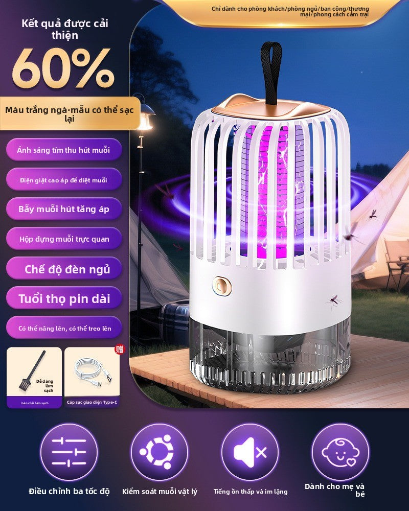 Đèn diệt muỗi gia đình trong nhà ngoài trời chống muỗi điện diệt muỗi cổ vật muỗi mạnh mẽ hút muỗi c