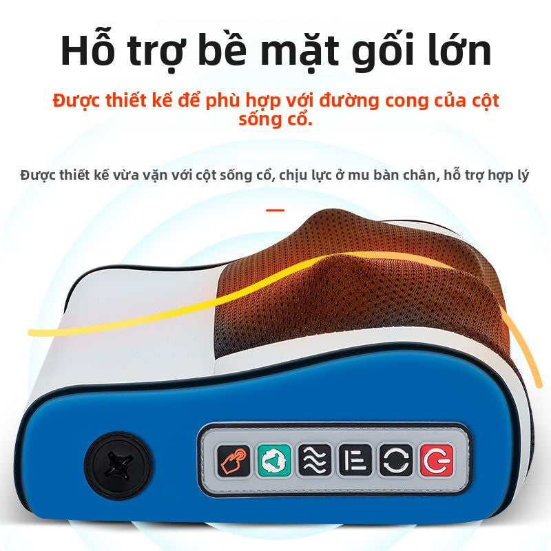 Massage gối cổ  massage đa chức năng điện toàn thân đệm cổ thắt lưng trở lại máy massage gia